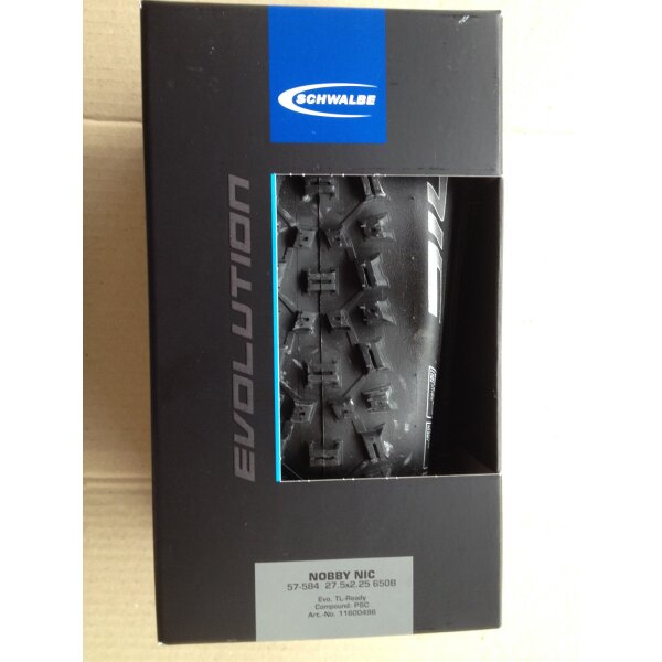 Schwalbe Nobby Nic Reifen 27,5*2,25 Zoll Evo Tubeless-Ready PaceStar faltbar, NEU