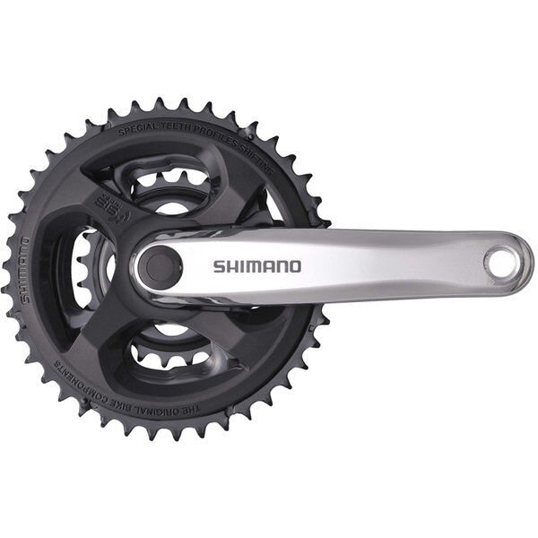 Shimano FC-M131 Kurbel silber, 42/34/24 Zähne, Vierkant, 170 mm, NEU