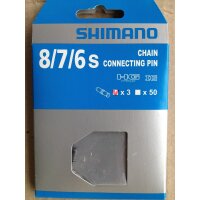 Shimano Kettennietstift 8/7/6-fach, 3er Pack, OVP