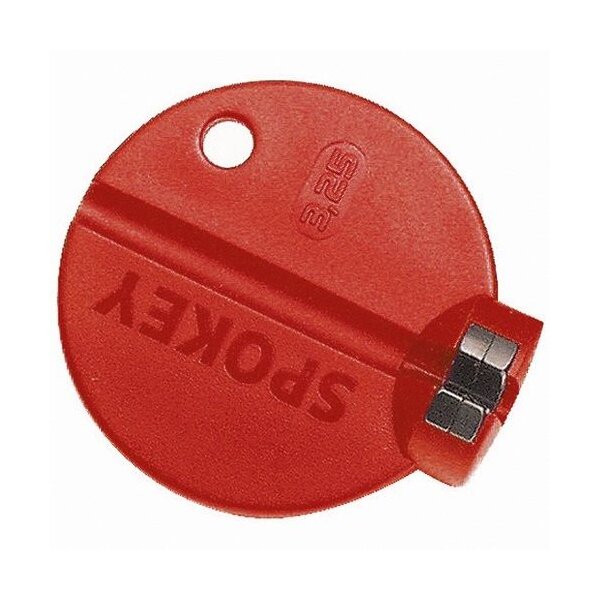 Spokey Pro Nippelspanner Speichenschlüssel, 3,25 mm, rot