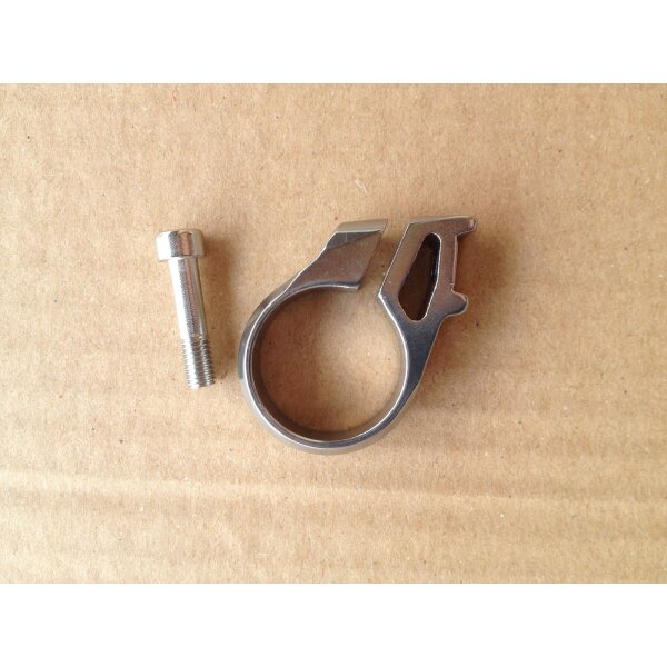 SRAM Lenkerklemme / Lenkerschelle für Trigger Schalthebel X9, X0, XX, XX1,silber