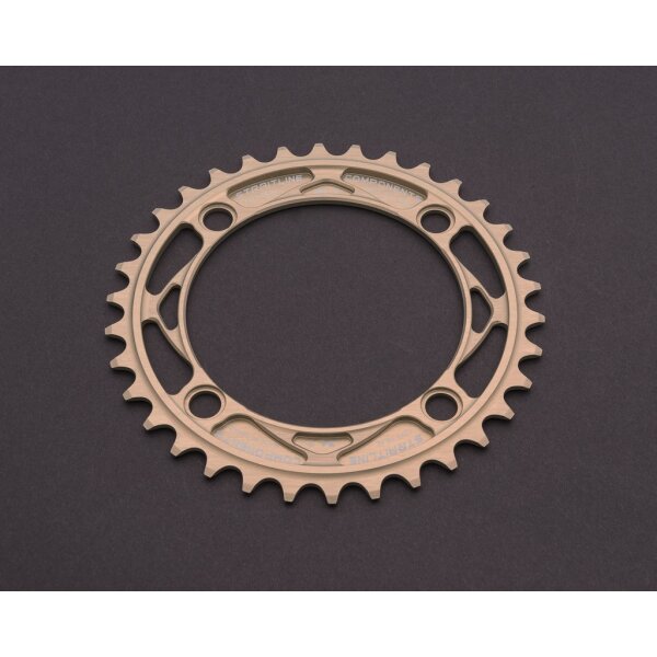 Straitline Race Ring Hard Anodized Kettenblatt, LK 104 mm, 34 Zähne