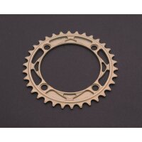 Straitline Race Ring Hard Anodized Kettenblatt, LK 104...