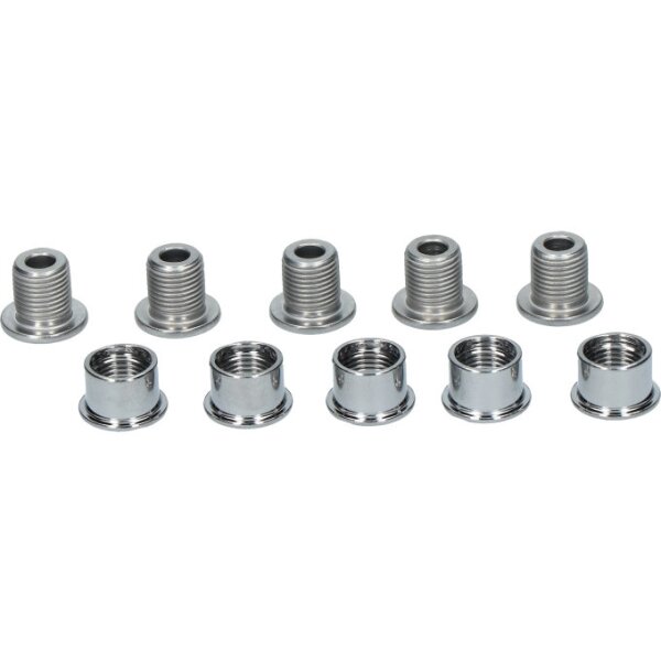 Shimano Kettenblattschrauben 105 FC-5700 (Y1M398170 ) mit Hülsenmuttern, 5 Stück