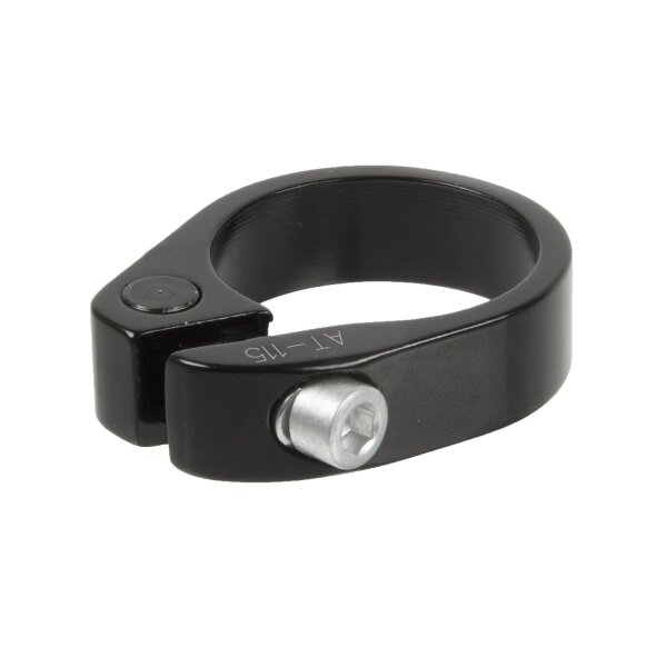 Zoom AT-115 Sattelklemme / Sattelklemmschelle mit Schraube 31,8 mm, schwarz