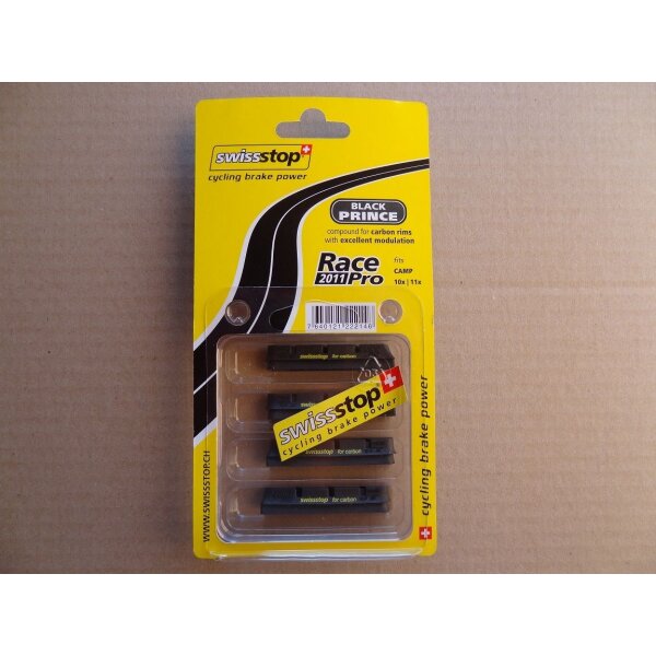 Swissstop Race Pro Bremsbelag Campagnolo für Carbonfelgen, Black o. Yellow, NEU