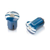 XLC Lenkerendstopfen GR-X02, blau, NEU