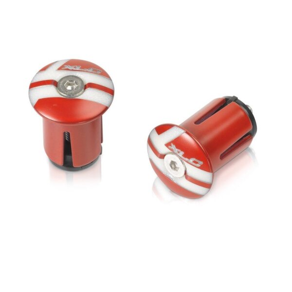 XLC Lenkerendstopfen GR-X02, rot, NEU