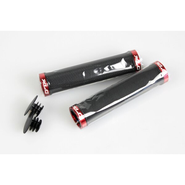 XLC Lock-on Lenkergriff schwarz/rot, NEU