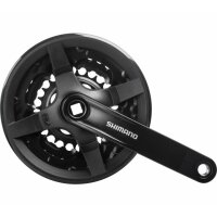 Shimano FC-TY301 Tourney Kurbel schwarz, 42/34/24...
