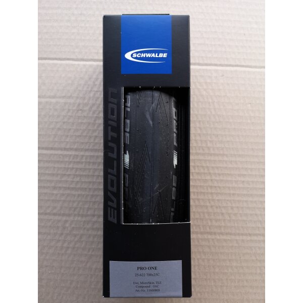 Schwalbe Pro OneTLE 700*25 Reifen faltbar tubeless, schwarz, NEU