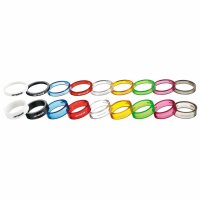 FSA Spacer Polycarbonat 1 1/8 Zoll, rot, Höhe 5 mm,...