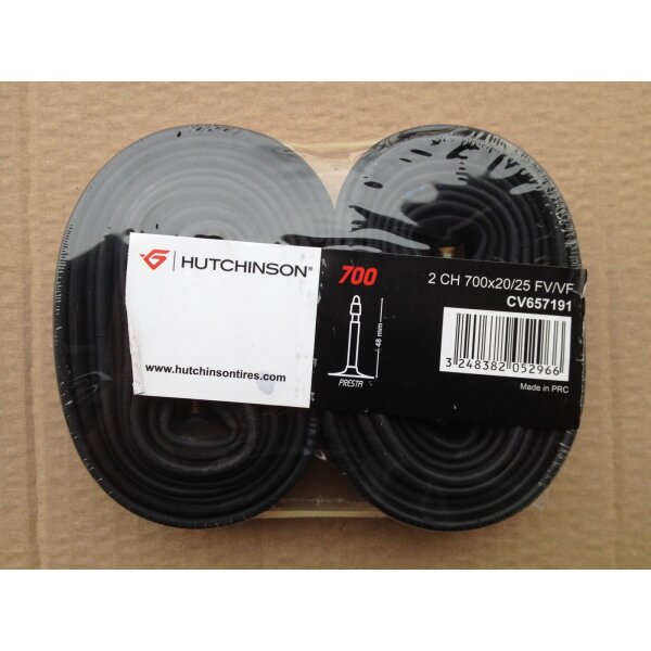 Hutchinson Road Schlauch Set (2 Stück) Rennrad, 700c*20-25, SV