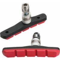 Jagwire Mountain Sport Bremsbelag V-Brake rot, 1 Paar, NEU