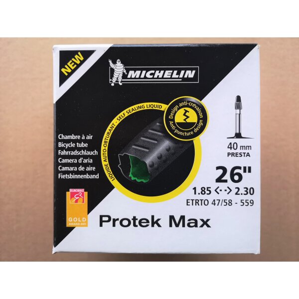 Michelin C4 Protek Max 26*1,85-2,30" Schlauch für MTB, SV 40 mm