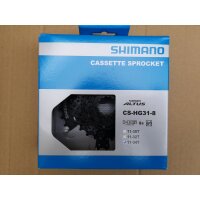 Shimano CS-HG31 Kassette, 8-fach, 11-34 Zähne, OVP