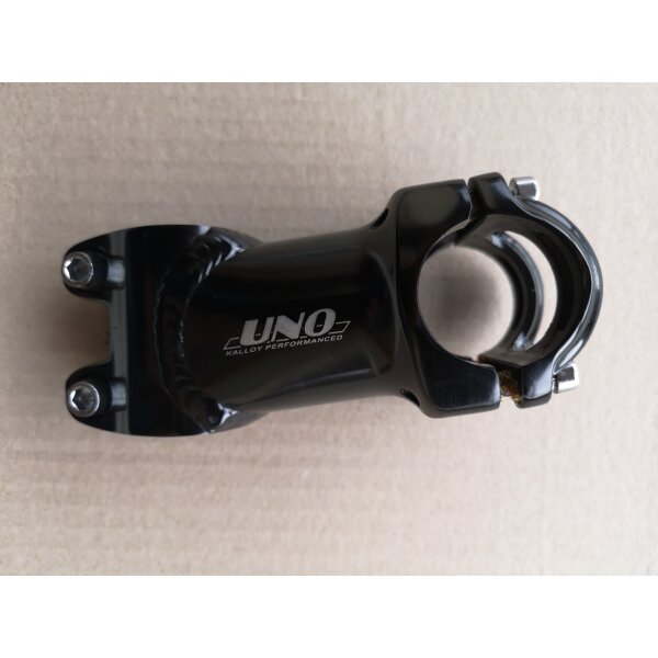 Kalloy UNO Aheadsetvorbau, 70 mm, 31,8 mm Lenkerklemmung, schwarz, NEU