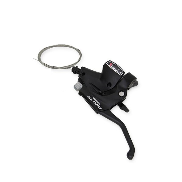 Shimano Alivio ST-M410 Rapidfire Bremsschalthebel links, 3-fach, NEU
