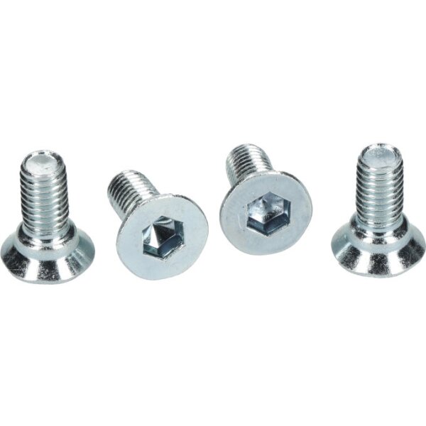 Shimano Schrauben VE 4 Stück für SPD- Cleat, silber