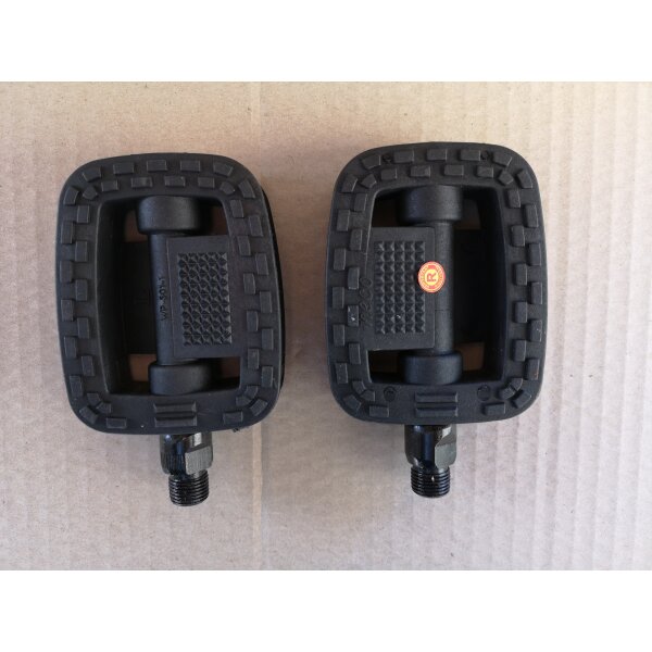 Neco Pedal Kunststoff, Set links & rechts, schwarz