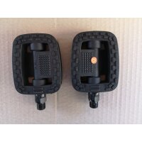 Neco Pedal Kunststoff, Set links & rechts, schwarz