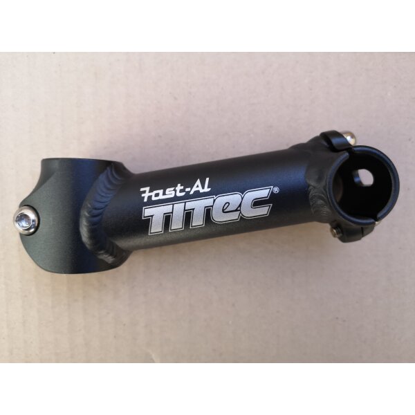Titec Fast AL Vorbau, 25,4*105 mm, 7°, 1 1/8" Ahead, schwarz