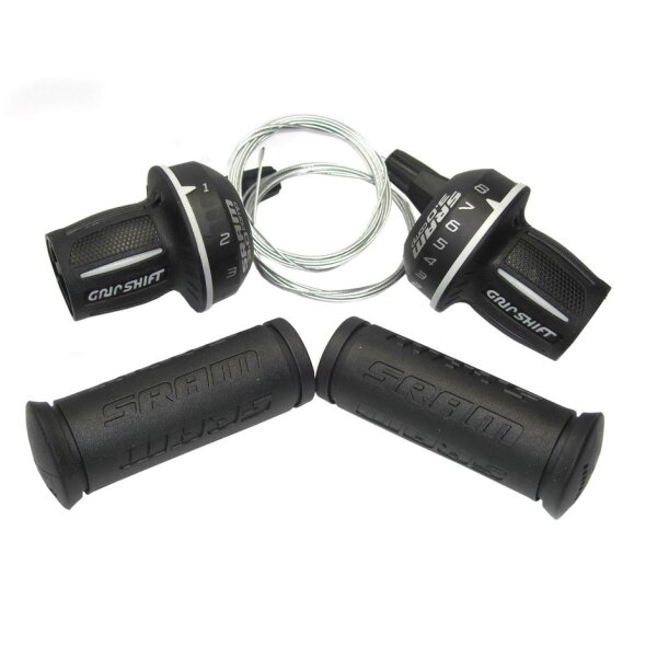 SRAM 3.0 Comp Schalthebel Set 3*8-fach mit Festgriffen für SRAM