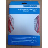 Shimano Bremszug Set Race / Road Sil-Tec Edelstahl, rot