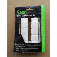 Ebon Lenkergriffe weiß, Set links+rechts
