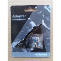 Ashima AU22 Adapter für Scheibenbremse, Gabel PM160...