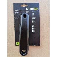 Samox E-Bike Kurbel links Bosch & Brose, ISIS, 160...