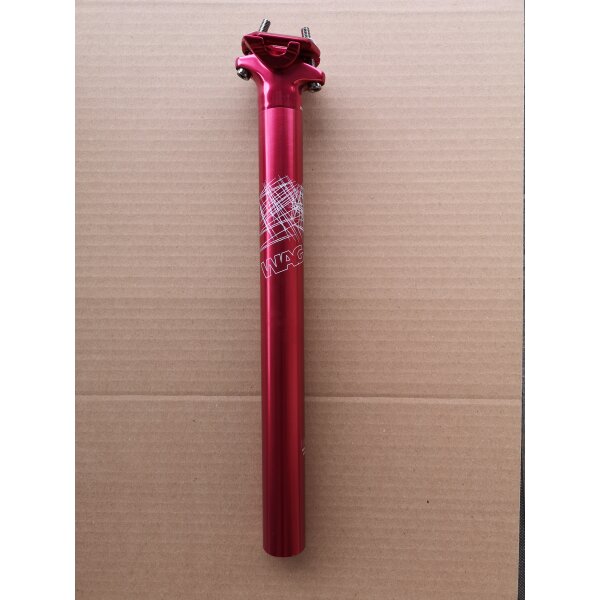 WAG Sattelstütze Aluminium 31,6*350 mm, rot