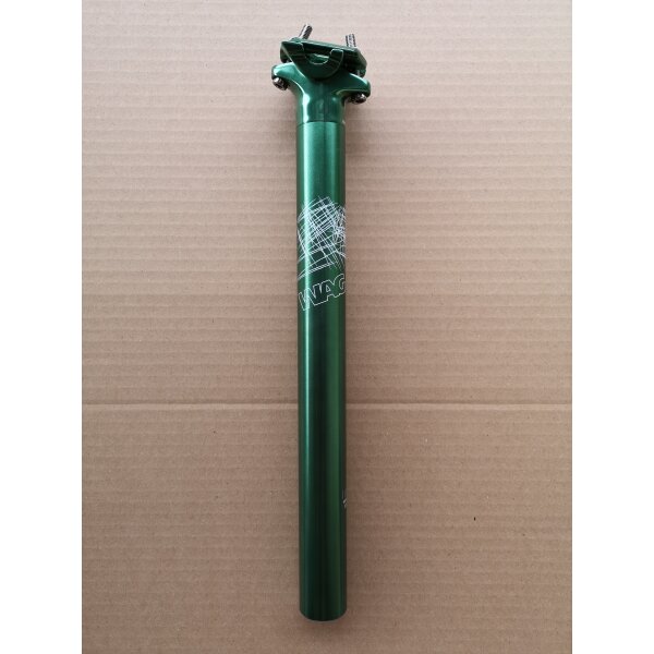 WAG Sattelstütze Aluminium 31,6*350 mm, grün