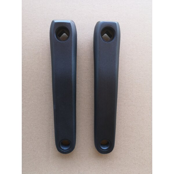 Stronglight Magan 4 E-Bike Kurbel Vierkant, 170 mm, 5 mm Offset, schwarz