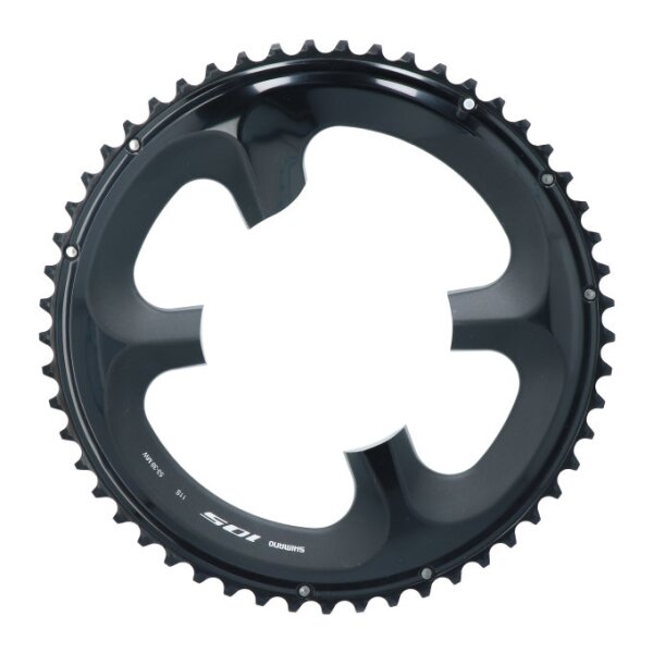 Shimano Kettenblatt für Kurbel 105 FC-R7000 4-Arm, 11-fach, 53 Zähne, schwarz