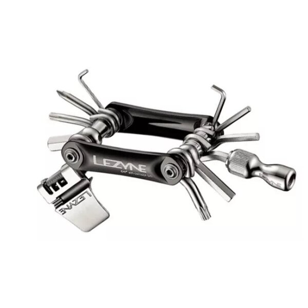 Lezyne RAP 15 CO2 Multitool Faltwerkzeug, schwarz