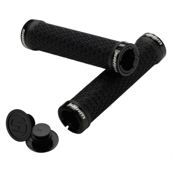SRAM Locking / Lock-on Lenkergriffe, schwarz/schwarz