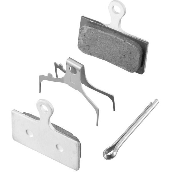 Shimano G02A Bremsbelag für Scheibenbremsen inkl. Feder und Splint