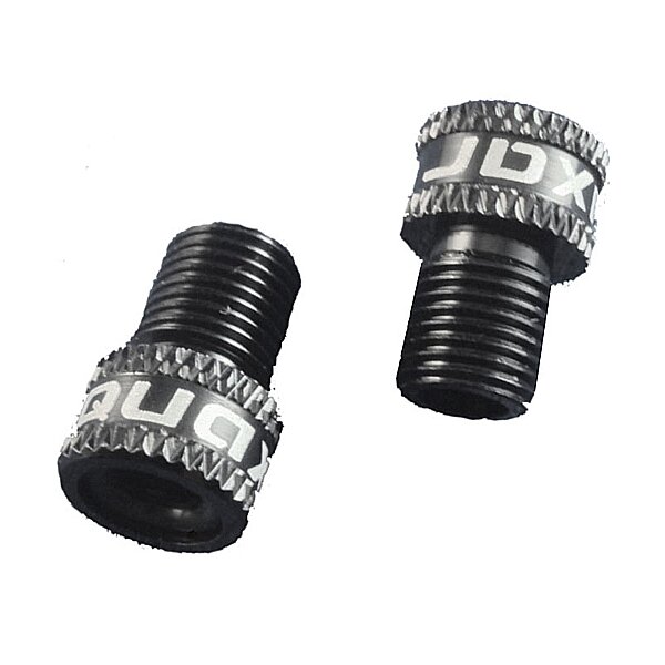 Quaxar Ventiladapter von SV auf AV, schwarz, 1 Paar