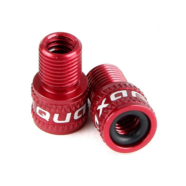 Quaxar Ventiladapter von SV auf AV, rot, 1 Paar