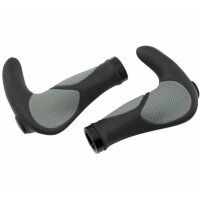 Longus Ergobull Lock-on Lenkergriffe, schwarz, 1 Paar, NEU