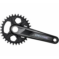 Shimano FC-M6100 Deore Kurbel 1*12 OHNE Lager, 30 Z., 170 mm