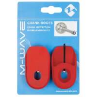 M-Wave Crank Boots Kurbelschutz, rot, 1 Paar, NEU