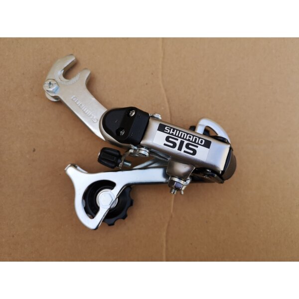 Shimano Tourney RD-TY22 GS Schaltwerk 6-fach mit Adapter, lang, silber