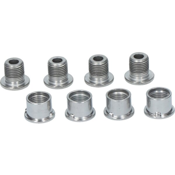 Shimano Kettenblattschrauben FC-M672 (Y1NW98030) mit Hülsenmuttern, 4 Stück