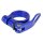 M-Wave Clampy QR Sattelstützklemme mit Schnellspanner, 34,9 mm, blau