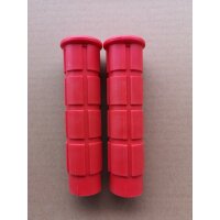 Ebon Lenkergriffe rot, Set links+rechts