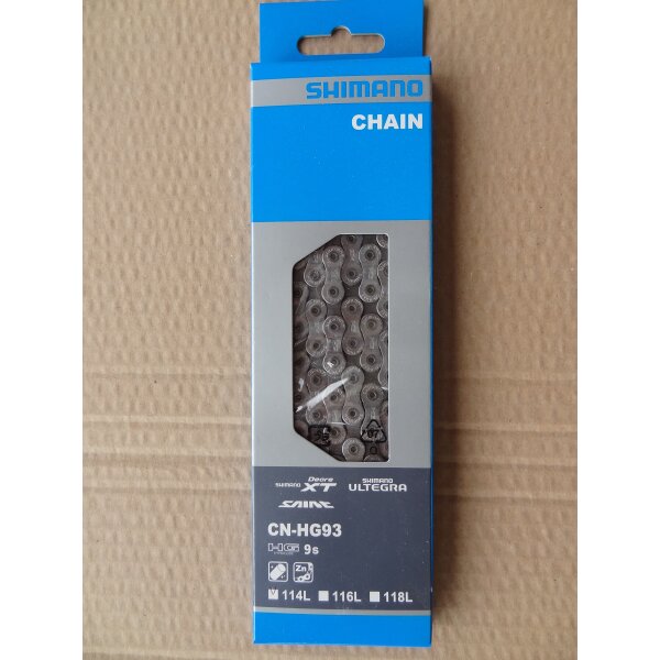 Shimano CN-HG93 Kette (Ultegra/Deore XT) 9-fach, 114 Glieder, OVP