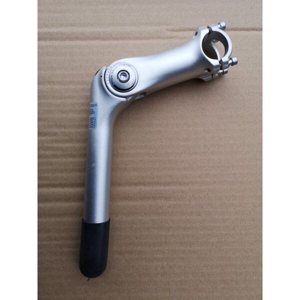Kalloy Schaftvorbau für 1 1/8 Zoll Gewindegabel, 25,4*110 mm, silber, verstellbar
