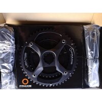 Praxis Zayante Carbon M30 Kurbel 2*11, 52/36 Zähne, 175 mm, schwarz, OHNE Lager, NEU